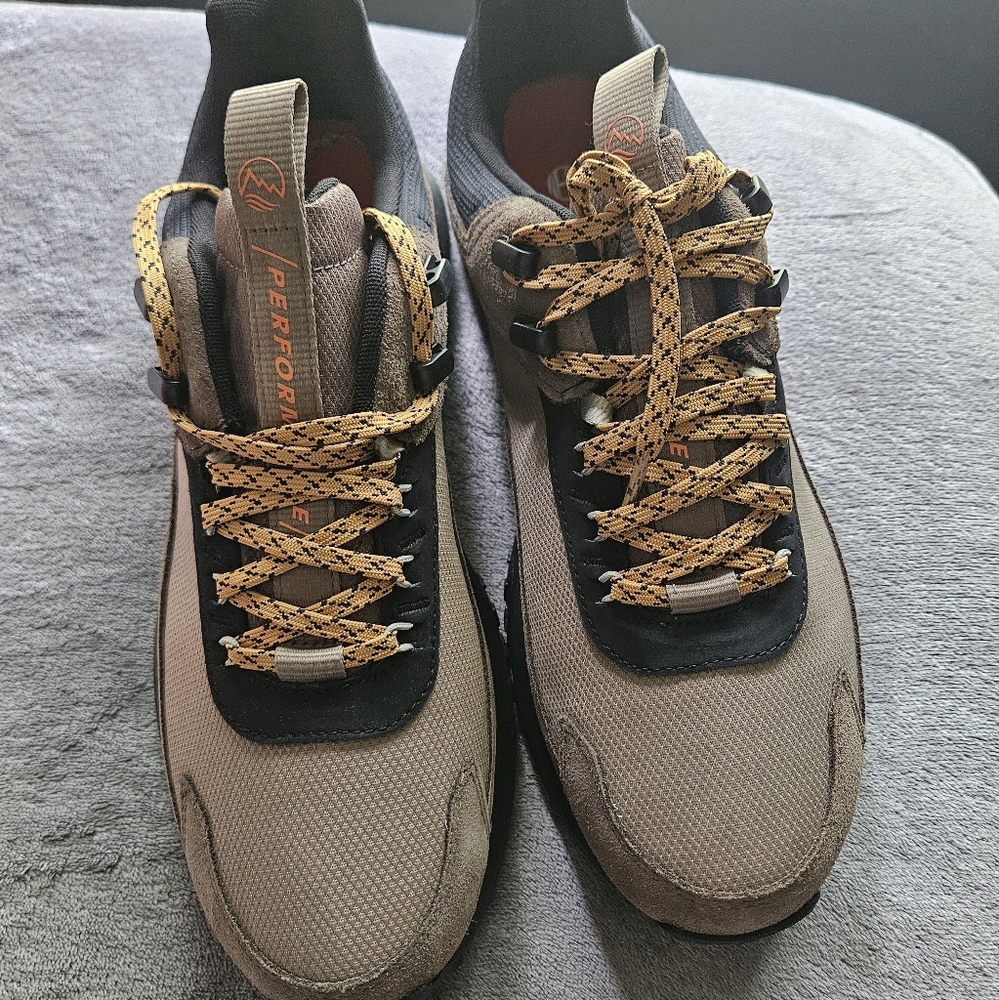 Timberland Tan and Black Athletic Shoes for Outdoor Adventures 100% Waterproof